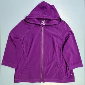 Zenergy by Chico's Purple Women’s Sport and Utility Jacket